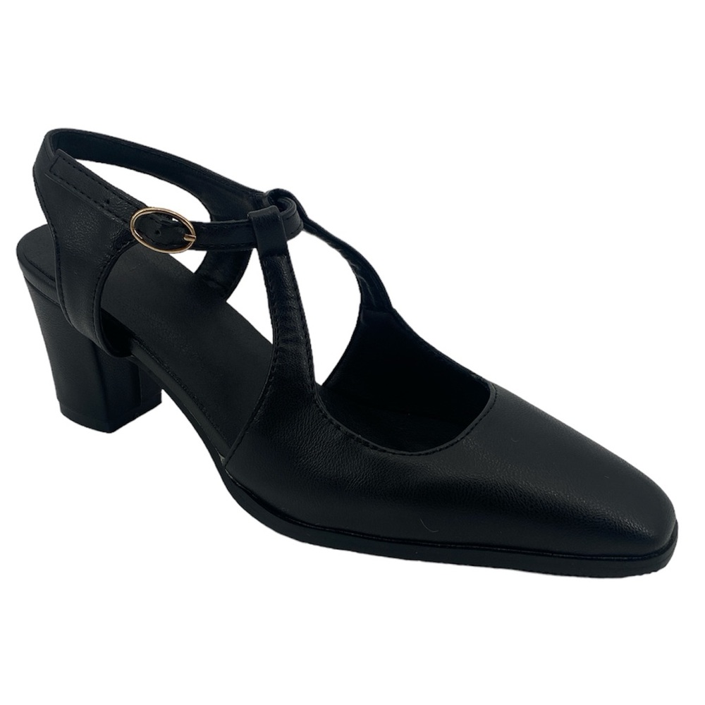 BUTITI Black Strappy Mary Jane Size 6.5